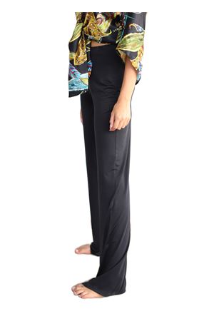 pantaloni in jersey nero modello a palazzo Aram Capri | PANTALONEJERSEYPALAZZONERO